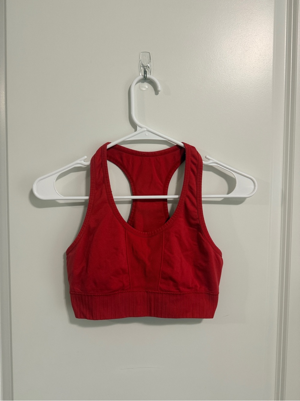 Red Racerback Sports Bra - Classic Support